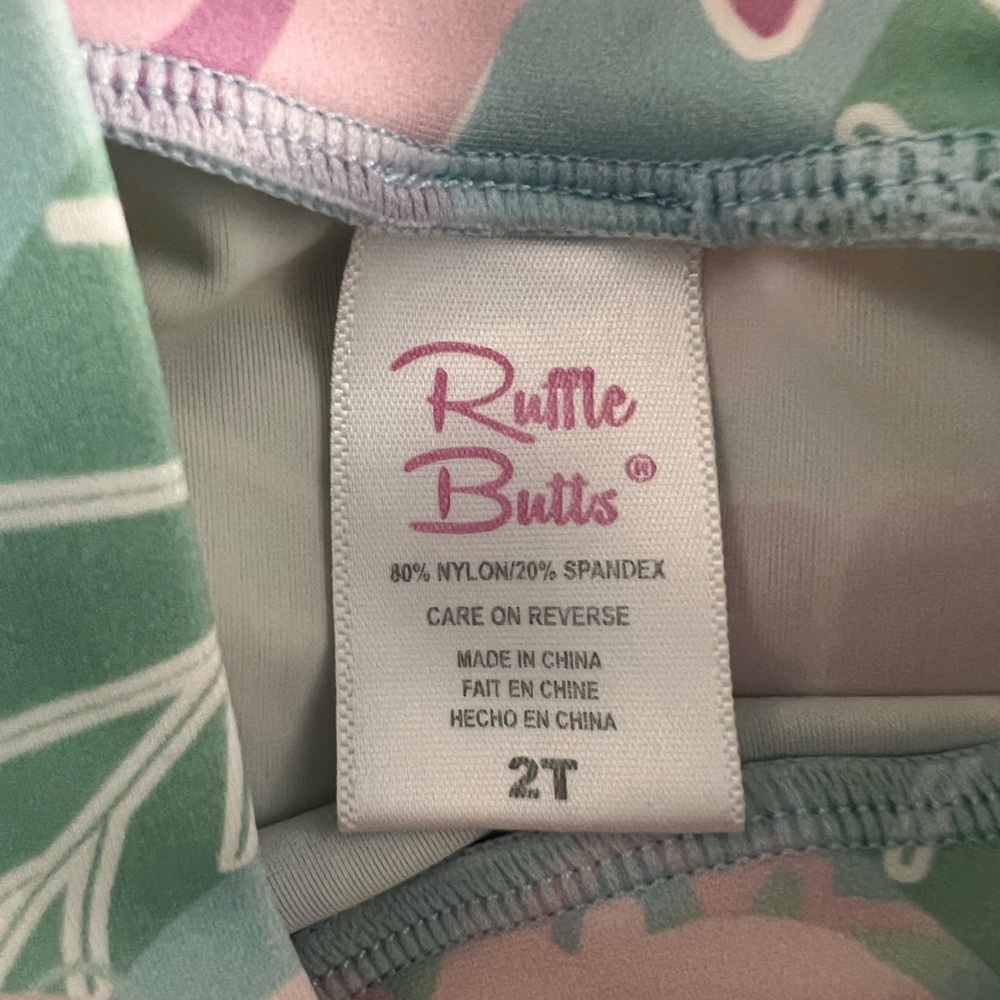 RuffleButts | Toddler Girl swimsuit - Picture 3 of 3